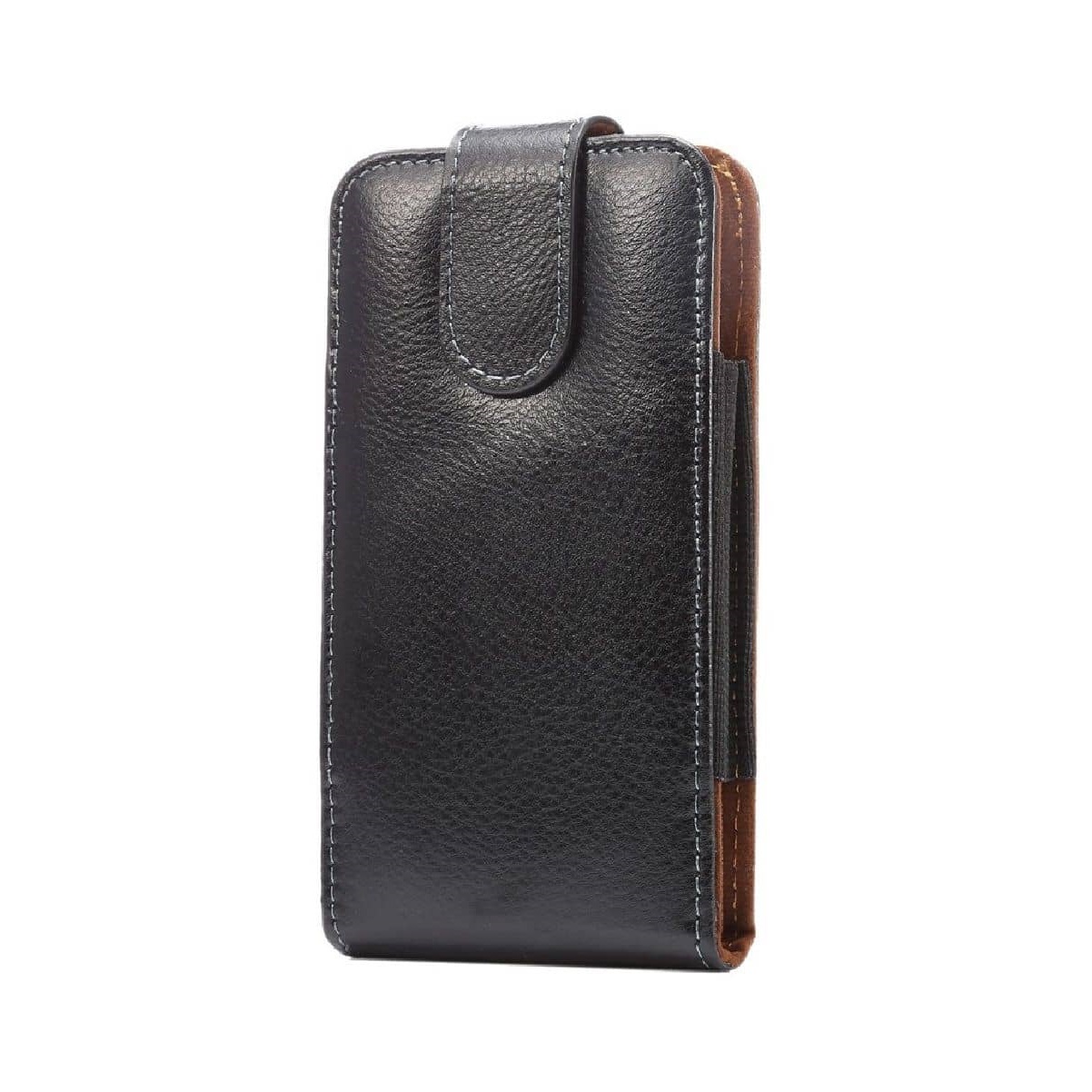 para Energizer Hard Case H620S (2021) Funda Cinturon Clip Giratorio 360º Piel Autentica Cierre Iman - Negro