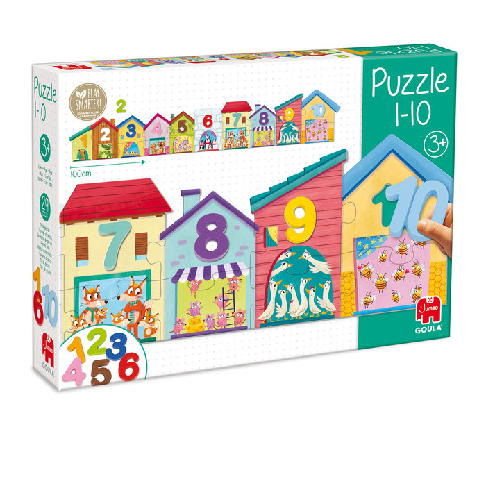 GOULA PUZZLE 1-10 PUZZLES 30x5x22 Cms.