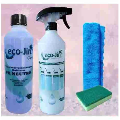 ECO-JIN DETERGENTE EXTRA CONCENTRADO - PRODUCTO REVOLUCIONARIO DEL QUE TODO EL MUNDO HABLA - BOTELLA 1L QUE EQUIVALE A 15L + DIFUSOR ELIGE TU AROMA