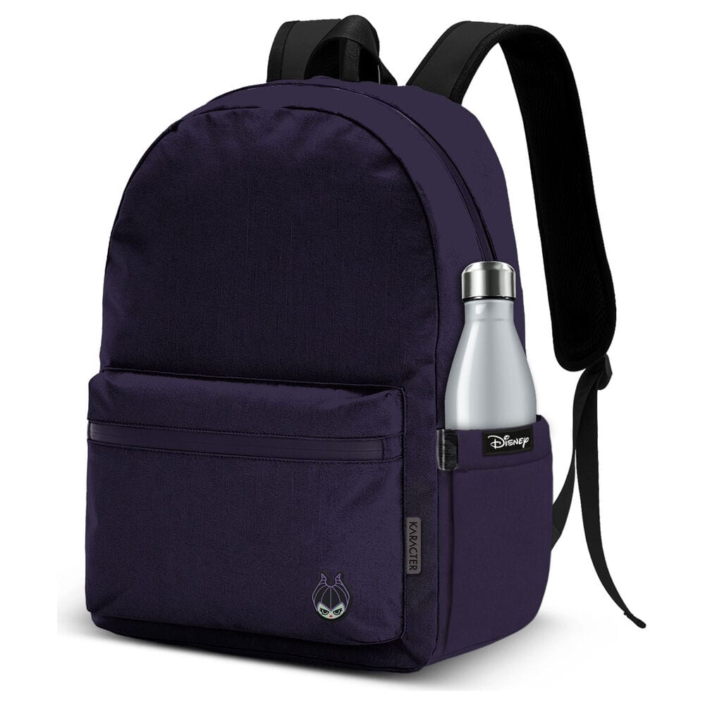 Mochila Escolar Disney Villanas Malefica, 44x30x18 cm, Bolsillo para Portatil, Compartimento Principal y Bolsillo Frontal, Tirantes Acolchados, para Instituto y Viaje, Morada