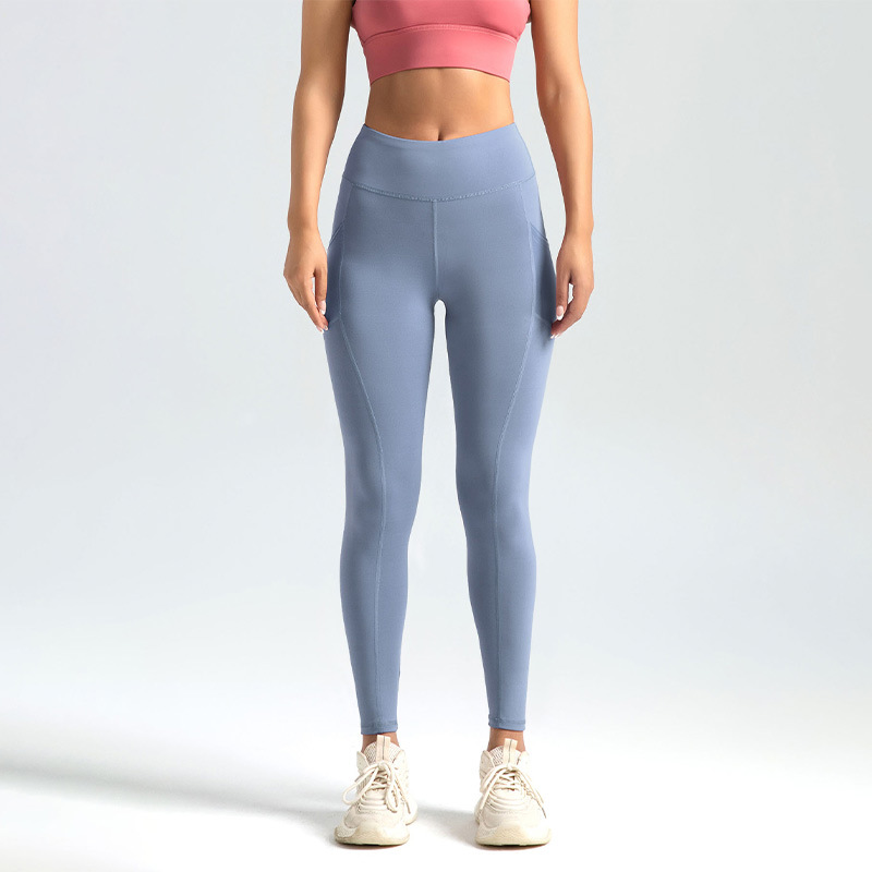 TK Pantalones deportivos y de fitness, pantalones color melalgodón, Mallas elásticaspara Correr, Elevación de cadera, High Belt, control del medio ambiente, pantalones de yoga
