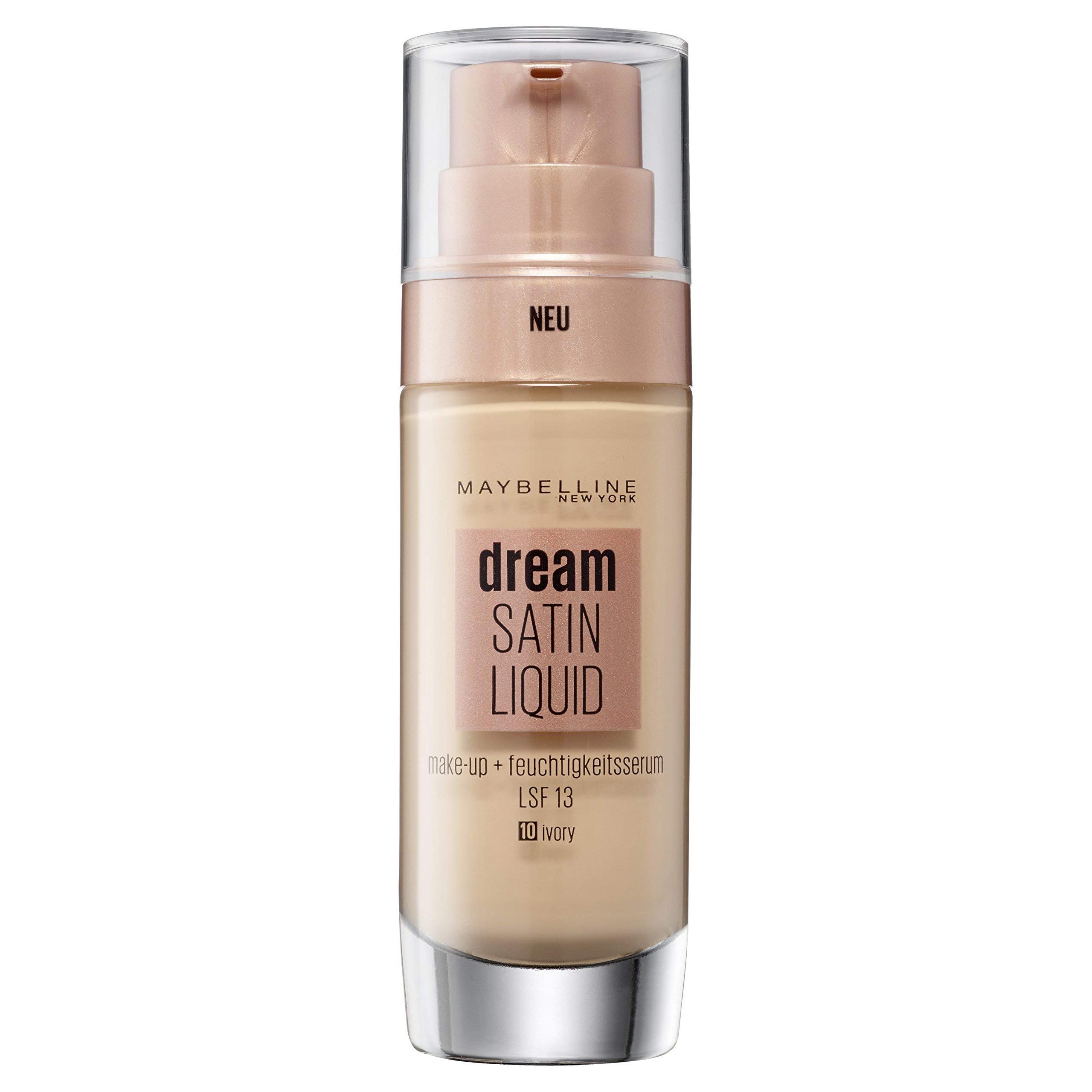 Base Maquillaje Maybelline 10 Ivory Dream Satin Liquid 30 Ml