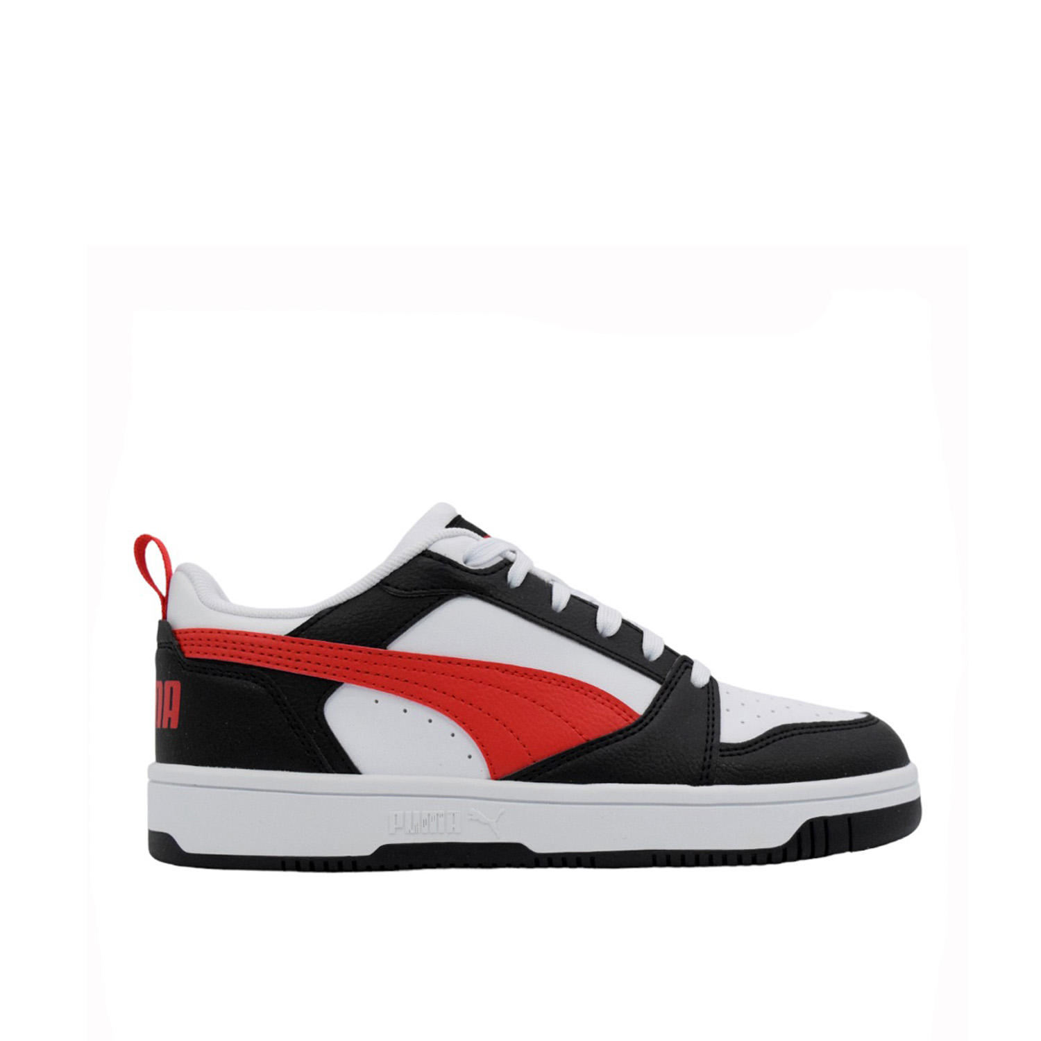 Puma - Rebound v6 bco/negro/rojo 393833-04