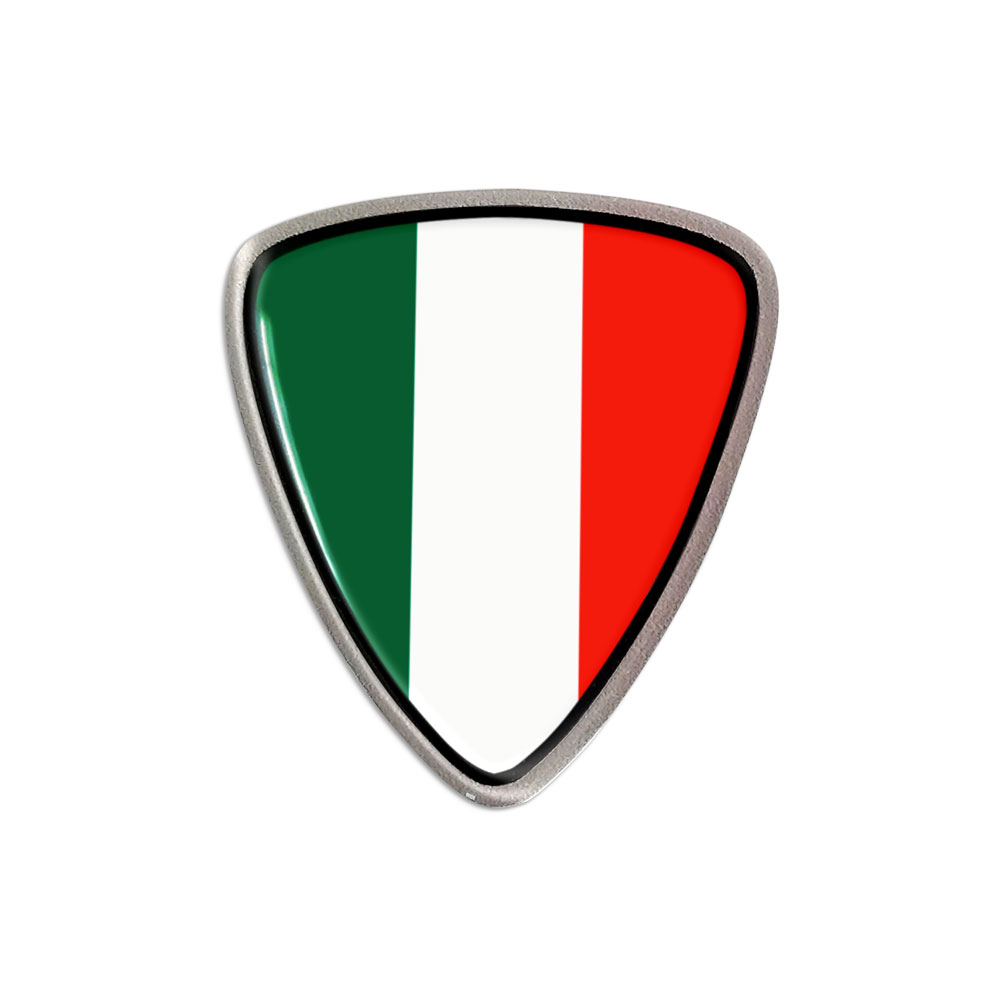 Pegatin 3D Scudetto Bandera Italia HQ, 40x35mm