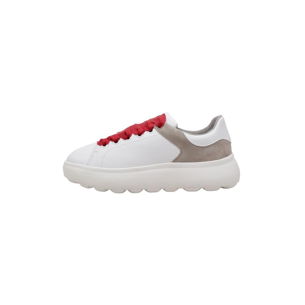 Geox D SPHERICA EC4.1  Deportivas Planas Mujer Blanco