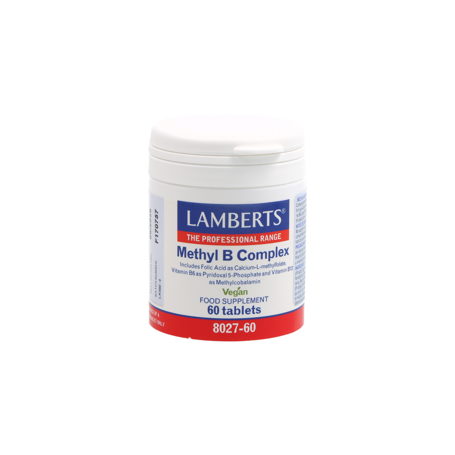 Methyl B Complex 60 Comps Lamberts