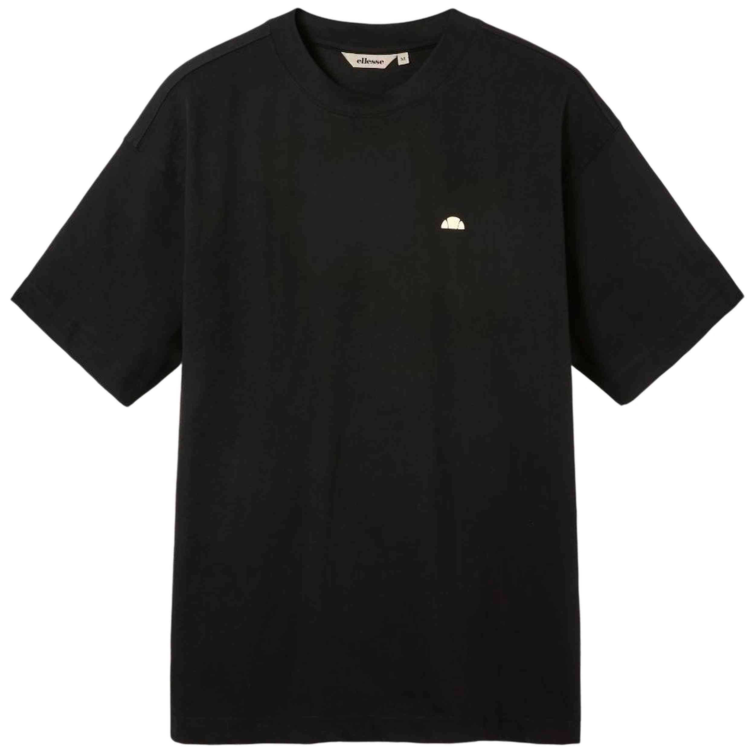 Camiseta De Manga Corta Ellesse modelo Play Nice Tee para hombre y mujer en color Negro