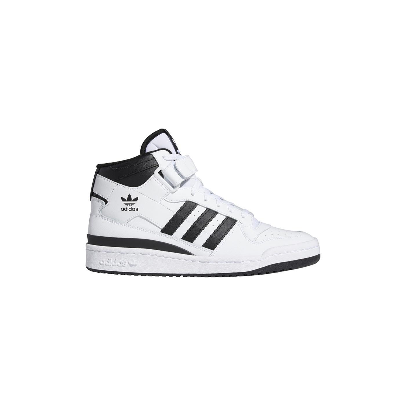 Zapatilla Hombre adidas Forum Mid Blanca Negra