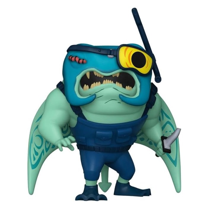 Figura Funko Pop! Nickelodeon Teenage Mutant Tortugas Ninja Ray Fillet Modelo 1390 | 71720 Edición Limitada -  Original - Figuras Miniaturas Coleccionables Para Exhibición - Idea De Regalo - Mercancía Ofi