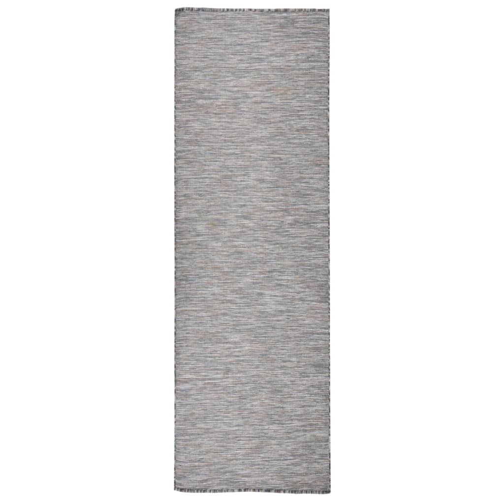 vidaXL Alfombra de exterior de tejido plano 80x250 cm Multicolor