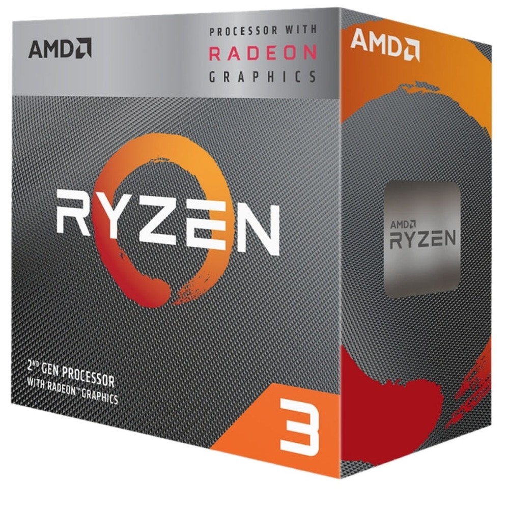 AMD - Procesador Ryzen 3 3200G para PC de escritorio con gráficos integrados Radeon RX Vega 8, 4 núcleos, 4 hilos, frecuencia base 3.6 GHz y boost hasta 4.0 GHz, caché L3 de 4 MB, compatible con socket AM4 y memoria DDR4-2933