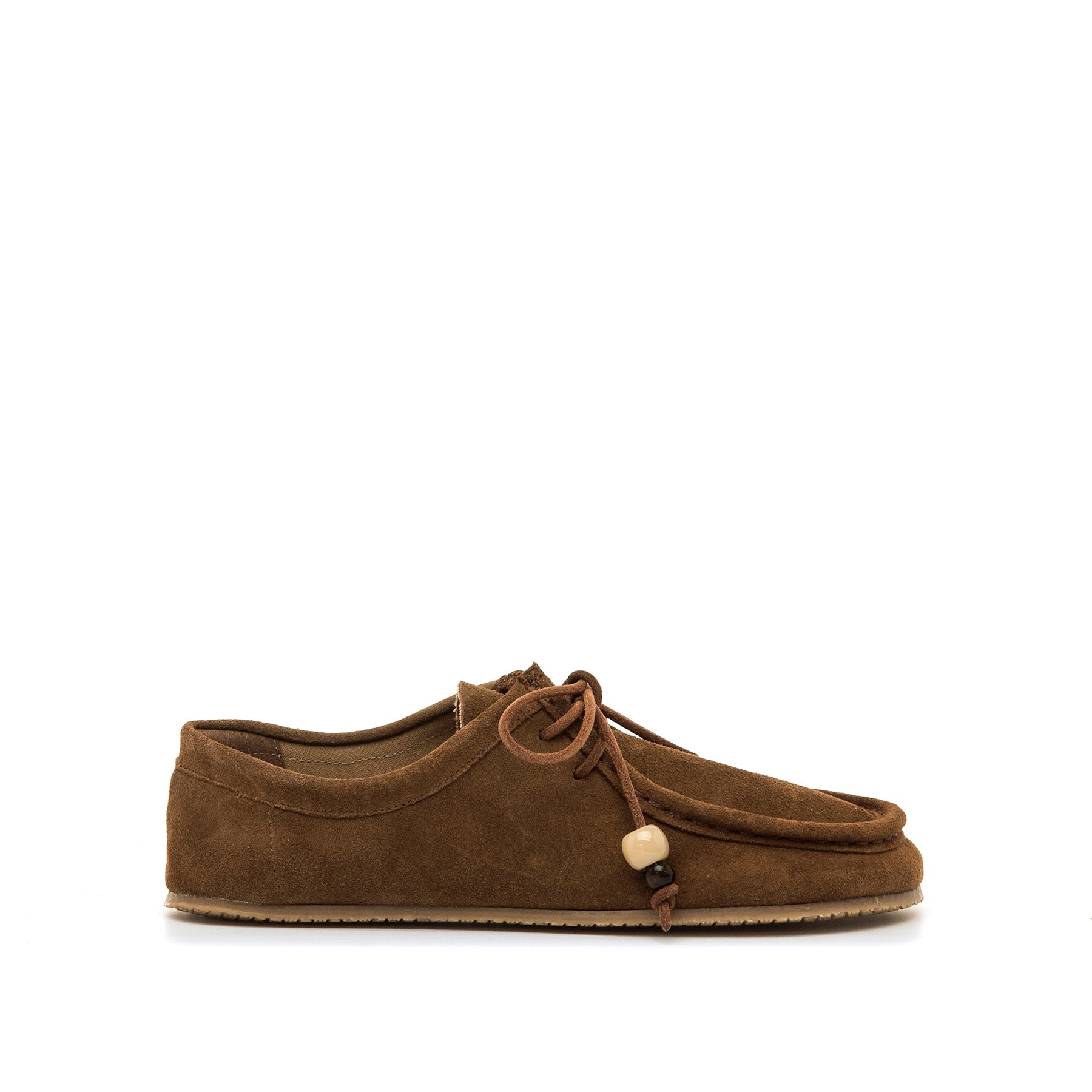 Mustang-MTNG zapatos planos barefoot mujer free mia marron con cierre cordones y tipo de puntera redonda