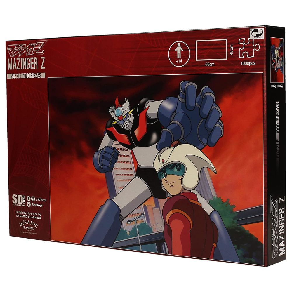 MAZINGER Z Koji puzzle 1000 piezas rompecabezas Manga original 66x45cm SD Toys