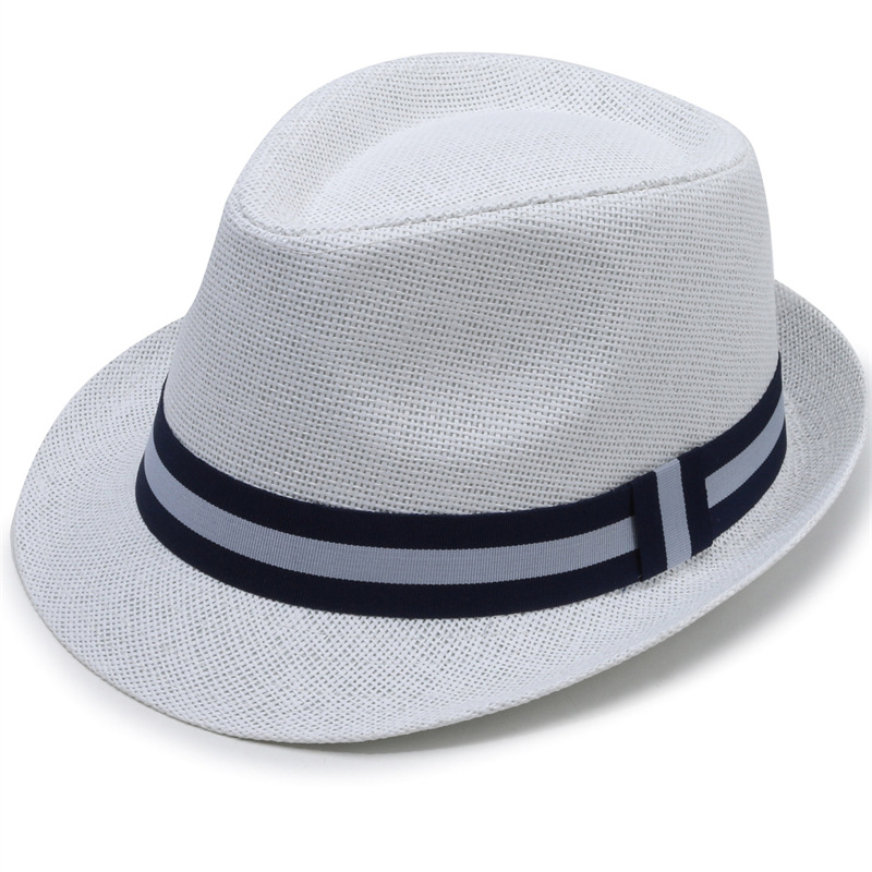 Sombrero de paja playero de ala corta, sombrero de paja para niños y niñas, sombrero para el sol en la playa de verano