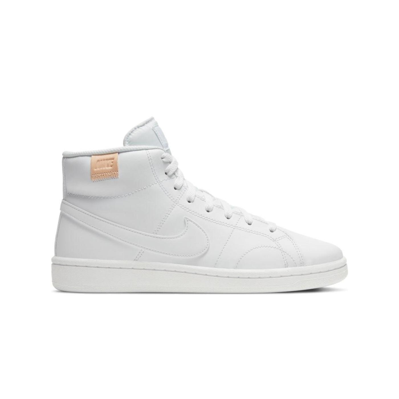 Zapatillas nike court royale 2 mid  blanco de mujer.