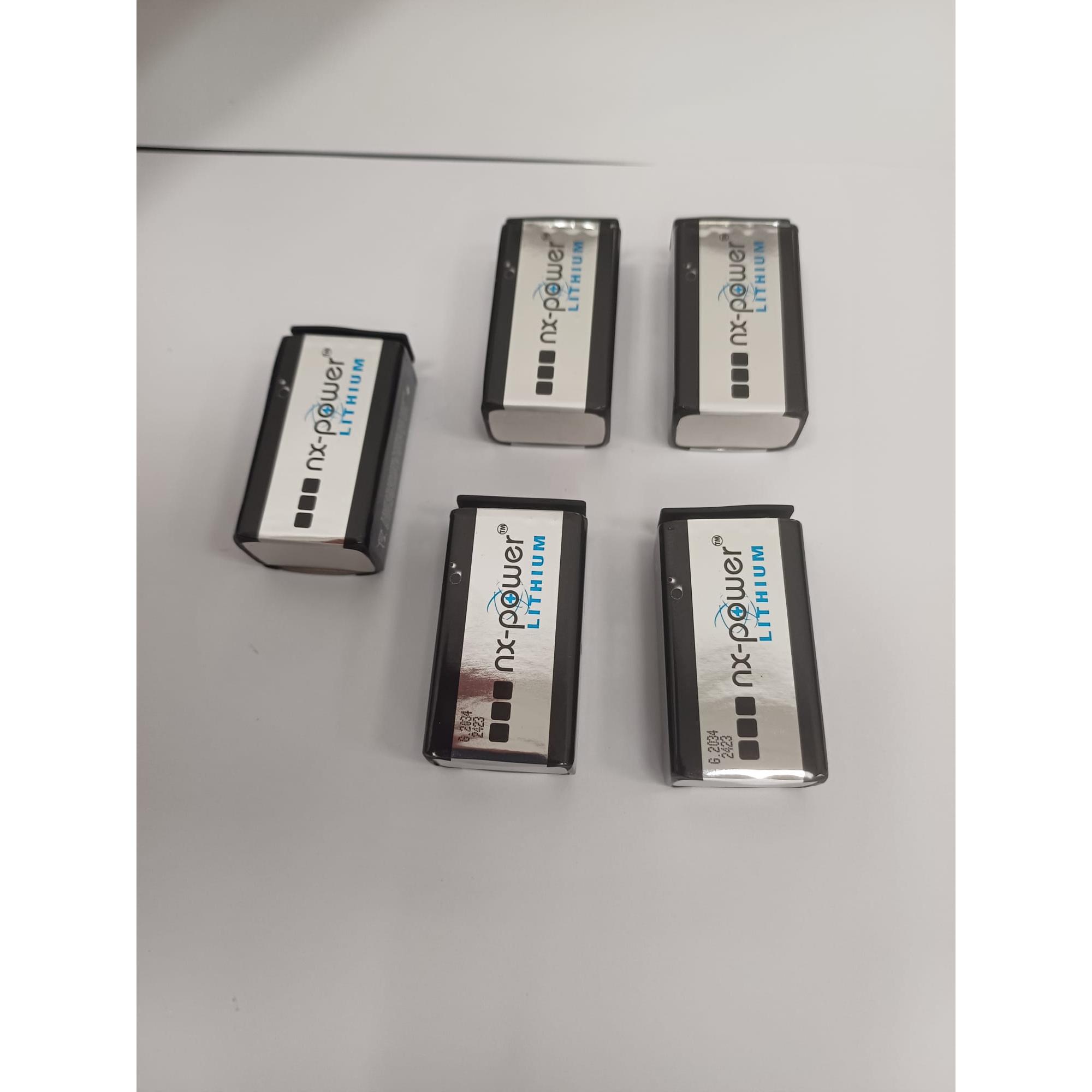 PILA LITIO NX 6LF22 9V 1200MAH - Pack 1,2,4 y 5 unidades para Cerraduras y Uso General - Calidad Garantizada