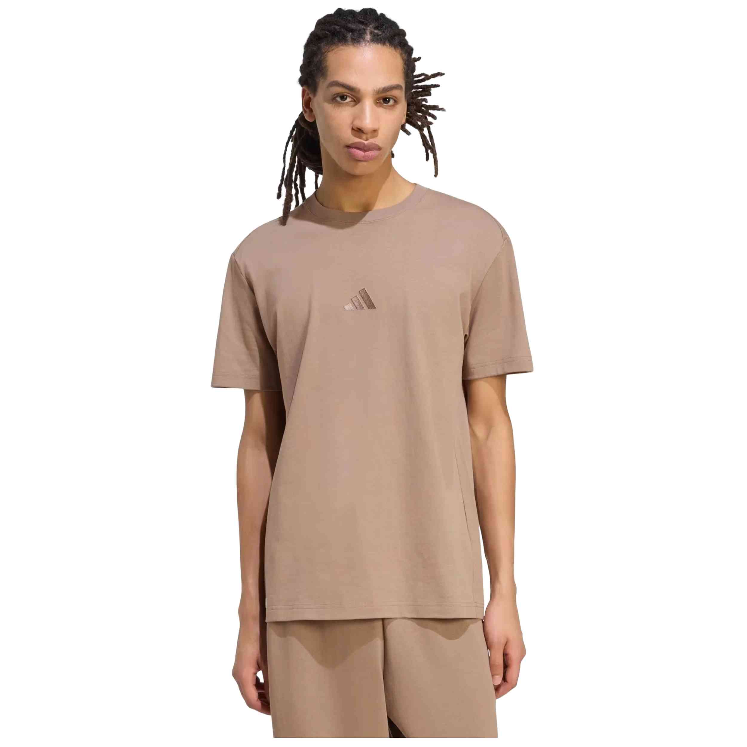 Camiseta De Manga Corta Adidas modelo Kit Small Logo "Beige" para hombre y mujer en color Beige