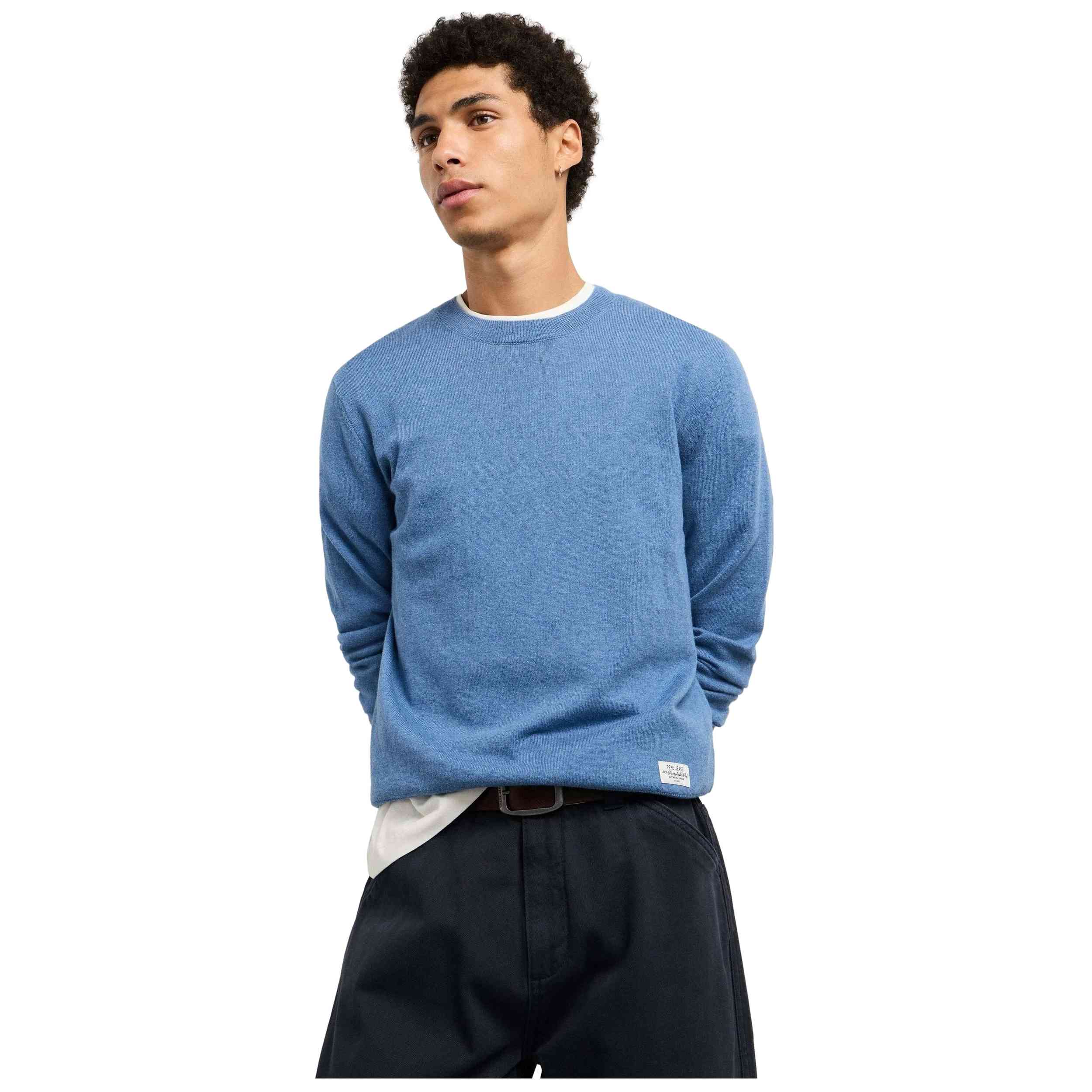 Sudadera Pepe Jeans modelo Andre Crew en color Azul