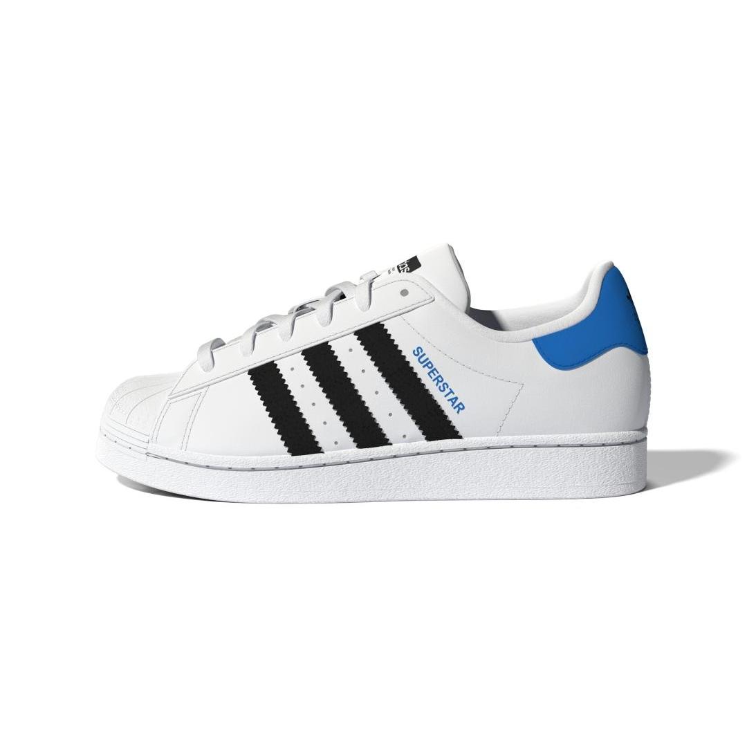 Zapatilla Niñ@ adidas Superstar Blanca Negro Azul