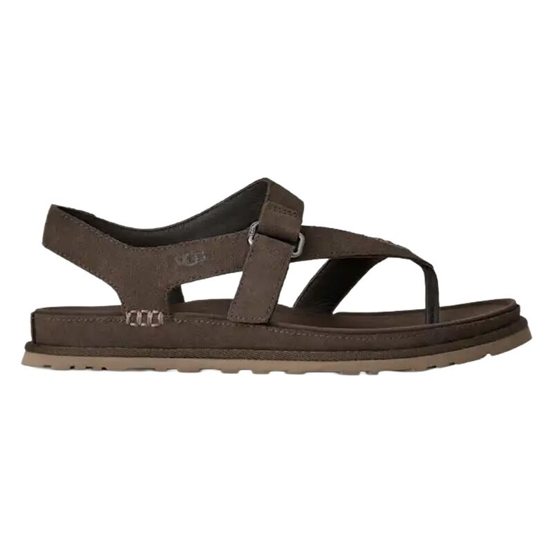 Sandalias Marrones UGG GoldenGaze con Tira en el Dedo Dense Smoke con Suela Ligera y Plantilla Suave