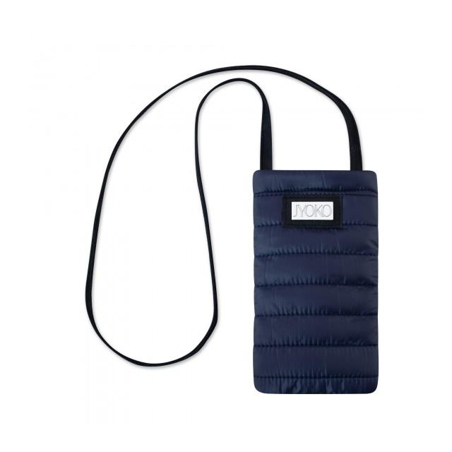 Bolso Acolchado Jyoko para Móvil con Correa Ajustable y Estampado Navy