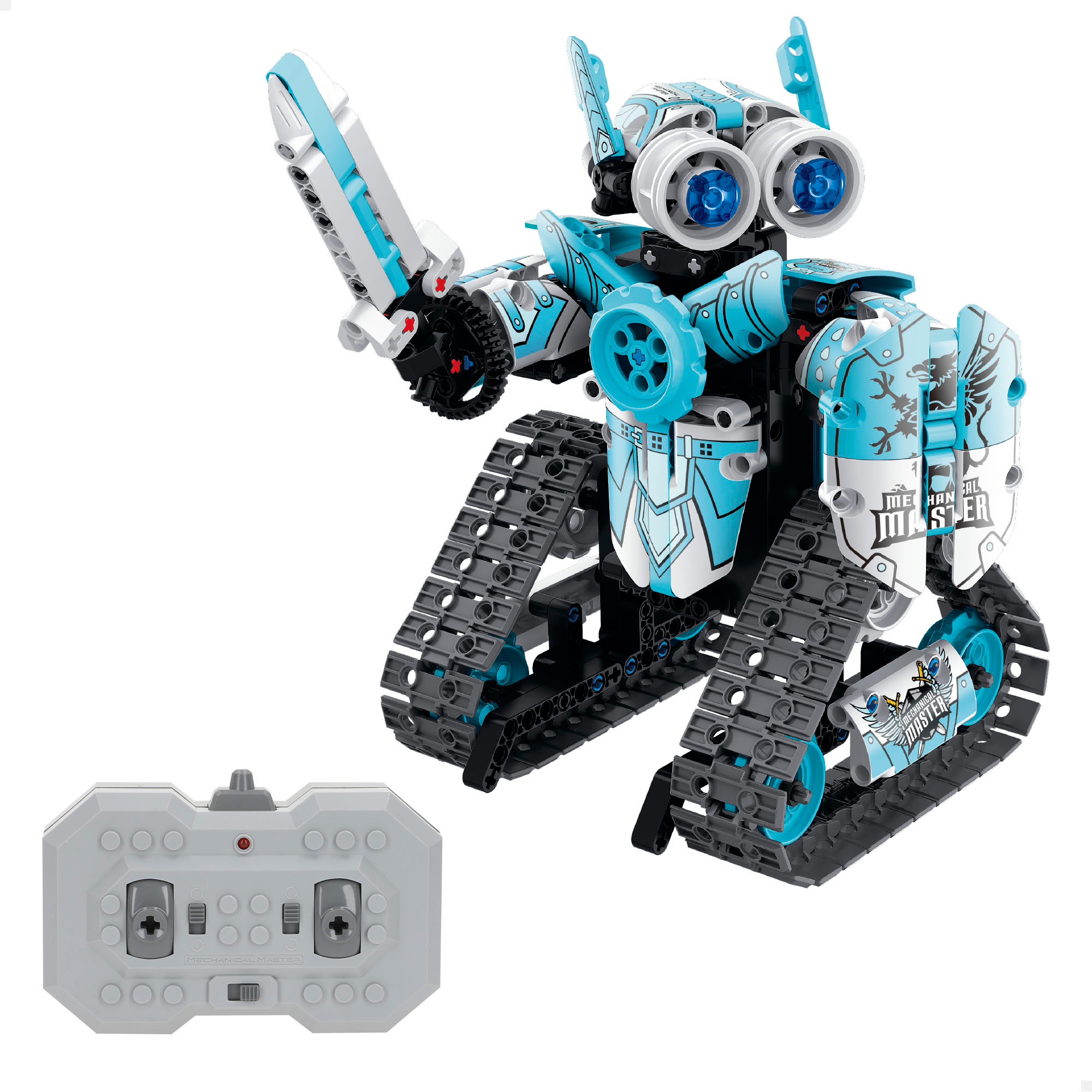 iM.Master - Juego de construcción robot teledirigido 3 en 1, +300 piezas, radiocontrol 2.4GHz, montaje mecánico modular, transformación en 3 modos, estructura articulada, diseño resistente y detalles precisos