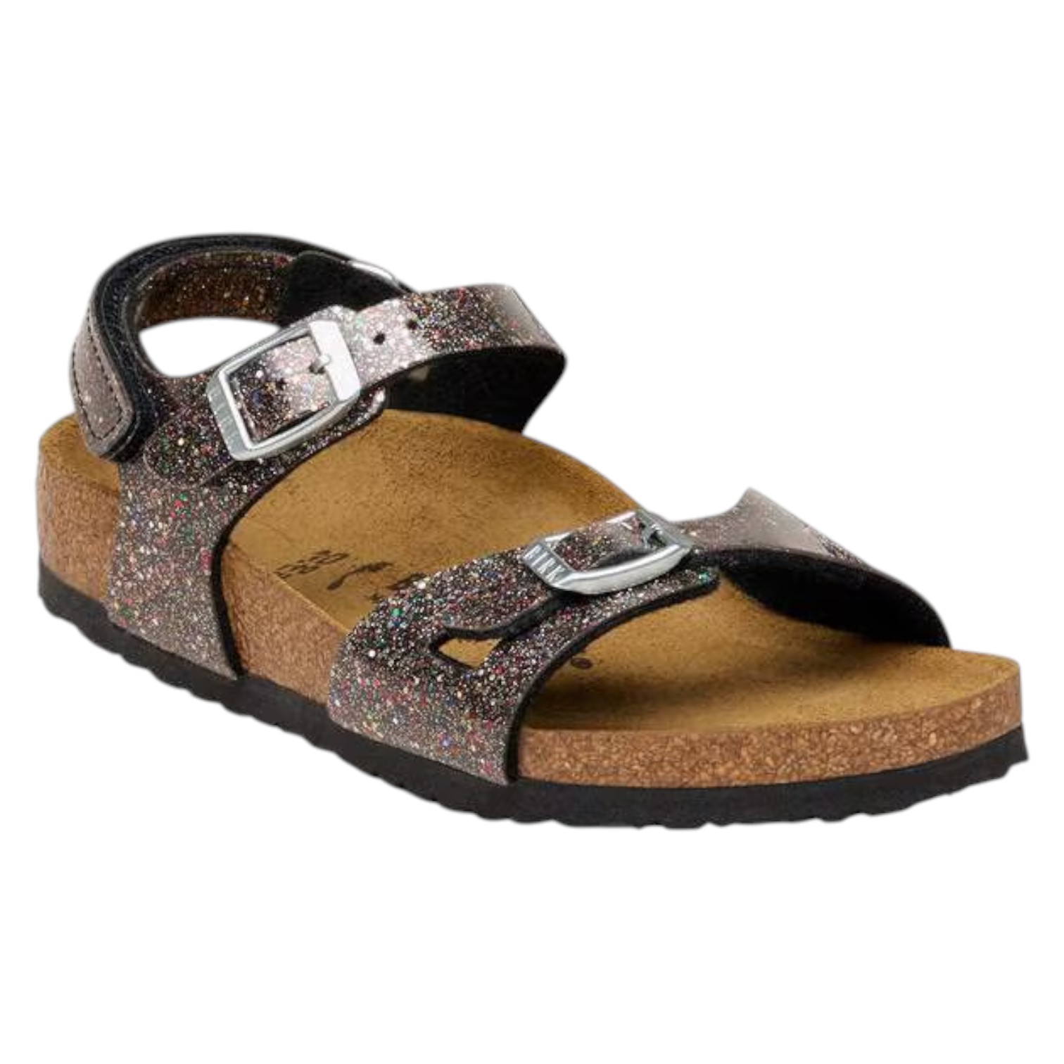 Sandalo Bambina Birkenstock Rio As Kids Cosmic Sparkle Black Multi