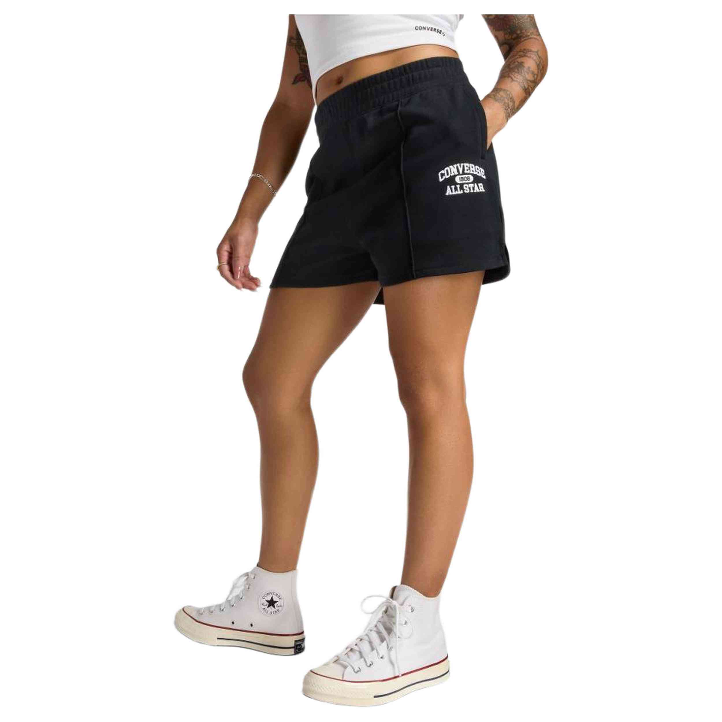 Textil Sportswear marca Converse modelo 10026776-A01 para mujer en color negro