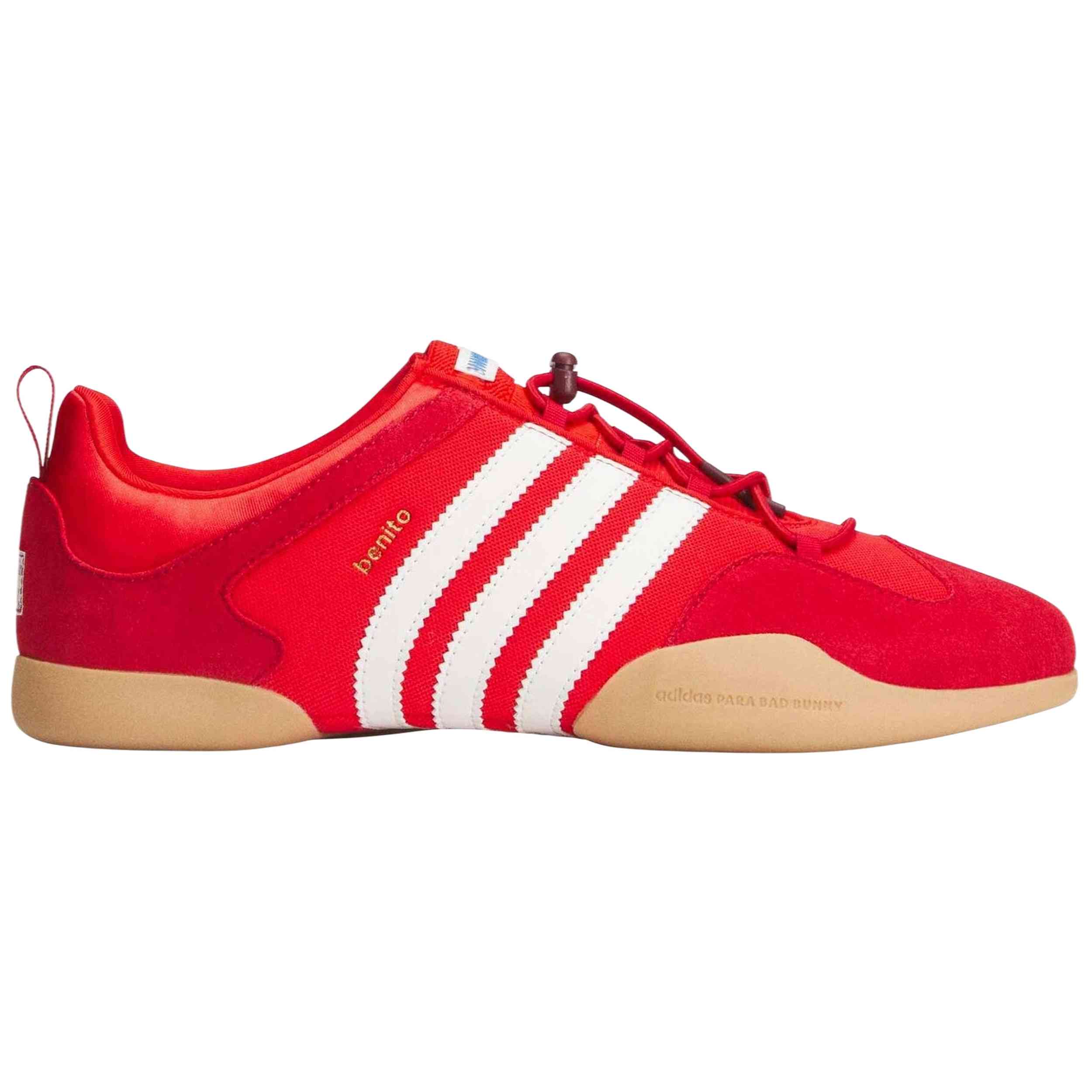 Zapatillas Adidas modelo x Bad Bunny Ballerina "Flamboyan" para hombre y mujer en color Rojo