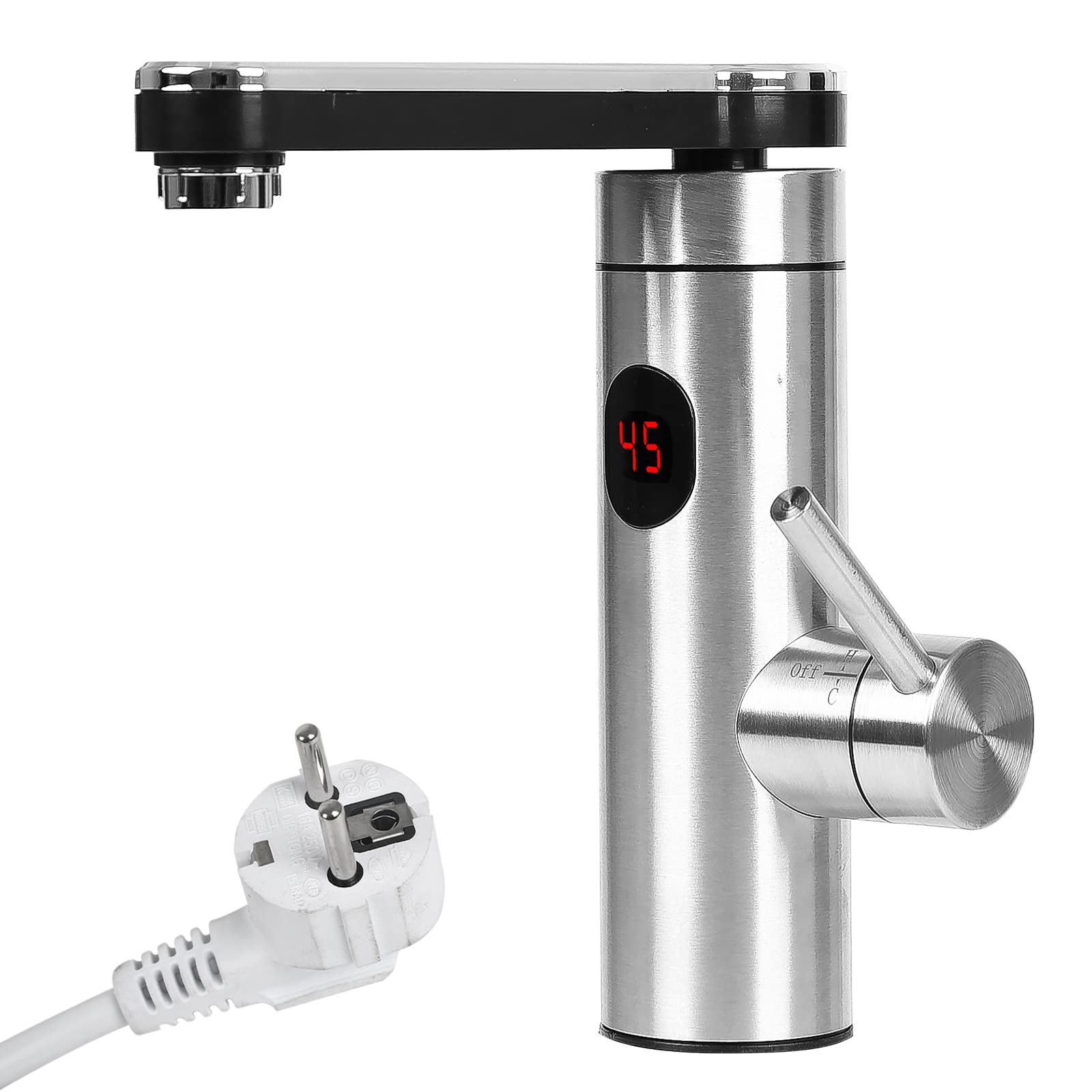 Grifo Eléctrico Flexible Giratorio 360 para Calentador de Agua