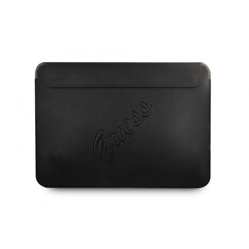 Funda Guess para portátil y tablet de 13" diseño Saffiano color Negro GUCS13PUSASBK