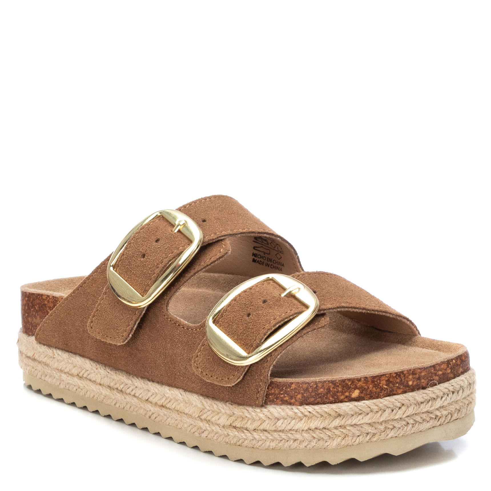 Xti Sandalias Marrón 141269-CAMEL , para Mujer