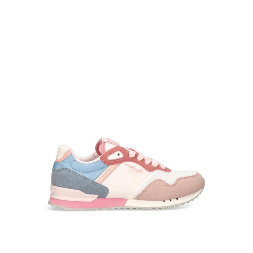 Zapatillas Casual Pepe Jeans - Mujer - Suela Plana - Modelo Pgs40002 - Color Rosa
