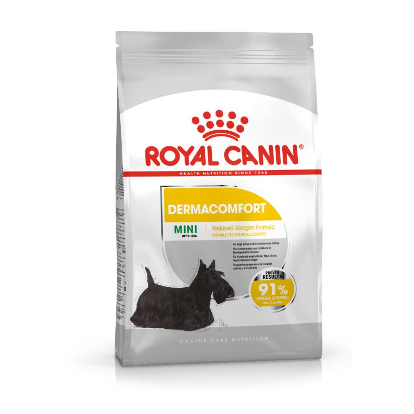 Royal Canin – Pienso para perros adultos pequeños Royal Canin Mini Dermacomfort 3 kg.