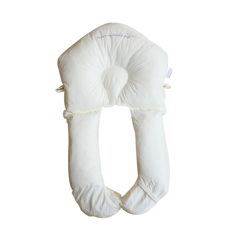 Almohada moldeadora ajustable para bebé recién nasido, almohada para dormir de lado, calming, posicionamiento, antideslizante de Algodón