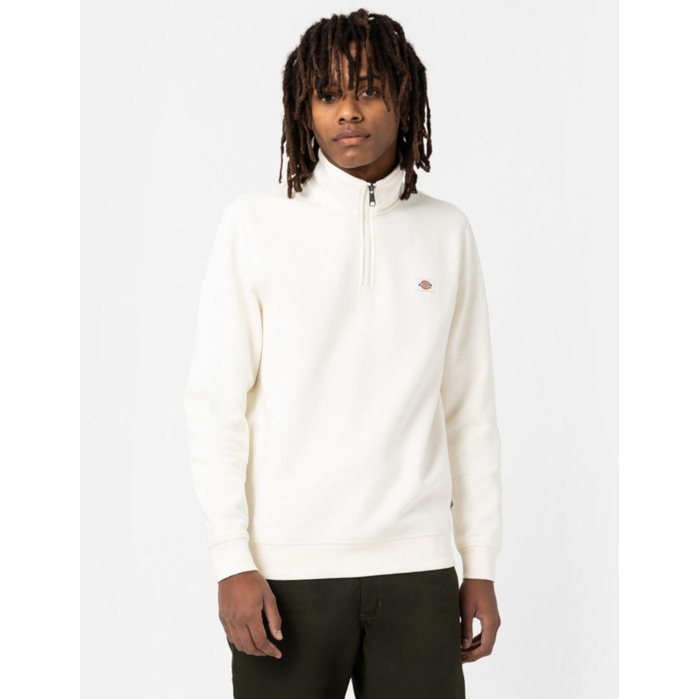 Dickies Sudadera Oakport Beige con Cremallera para Hombre