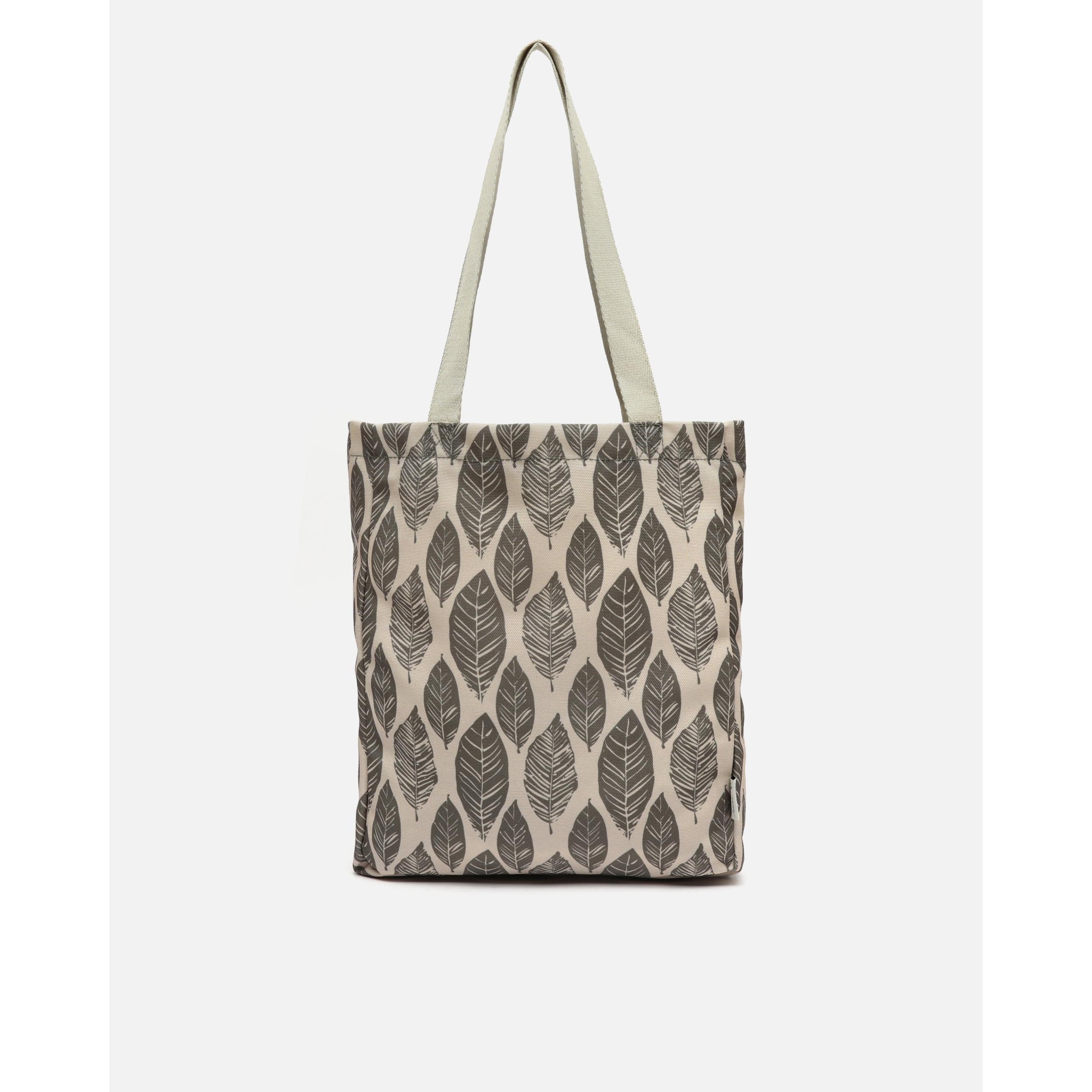 Bolso de hombro Prikan verde estampado: ligero y funcional, ideal para looks urbanos y de oficina, con diseño fresco y resistente en poliéster y nailon. Medidas 34x7x29 cm.