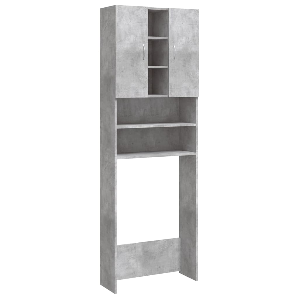 Armario de Lavadora Cuarto de Baño Aseo Estantería Mueble Colada Color Blanco,  Roble ahumado,  Roble Sonoma y mas