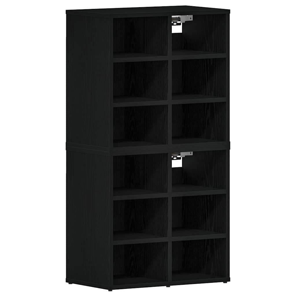 vidaXL Muebles zapatero 2 unidades 52,5x30x50 cm Multicolor