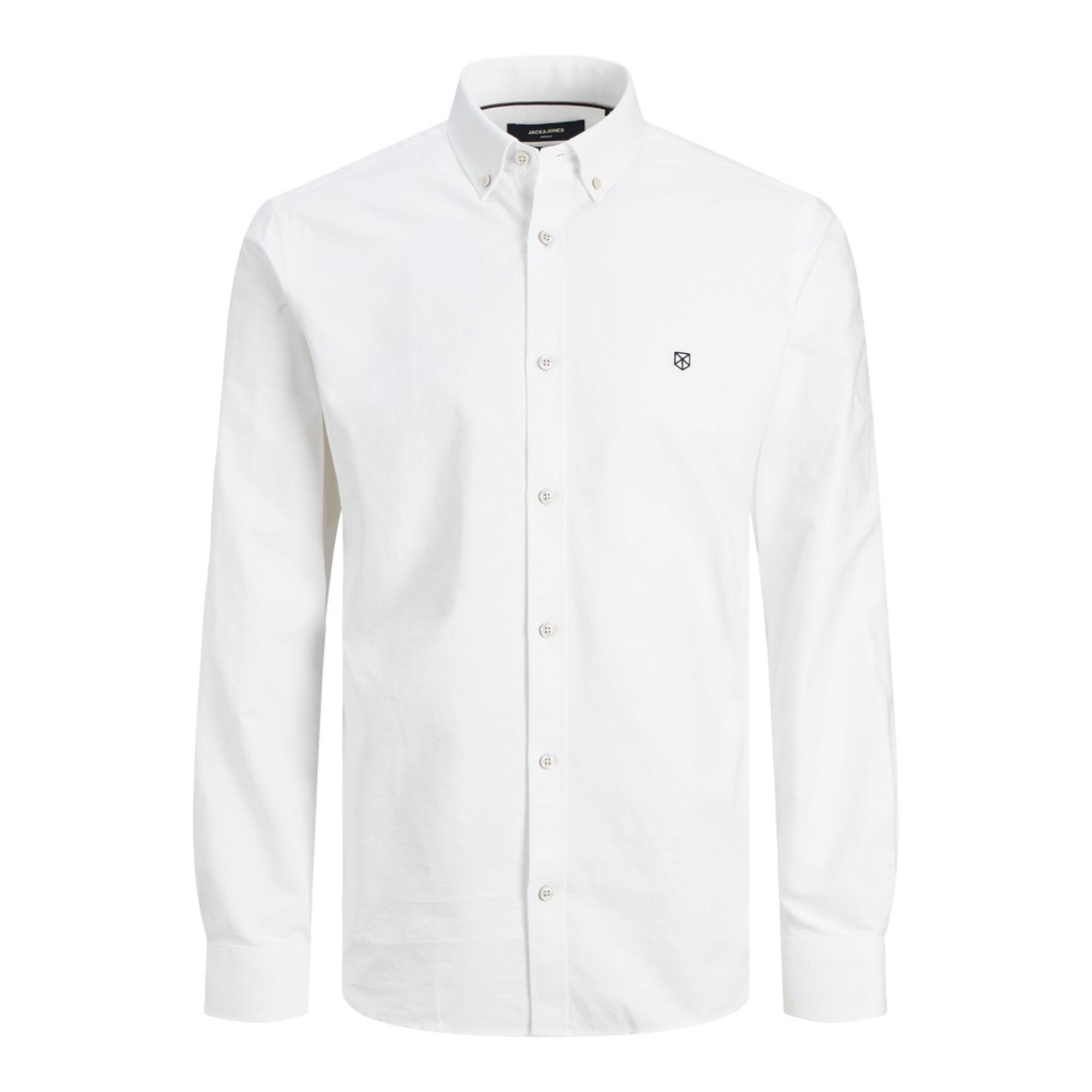 JACK&JONES 12250009 JPRBLUGREG DOBBY LOGO SHIRT L/S Hombre Camisa Larga Corta Vestir Casual regular fit 28976