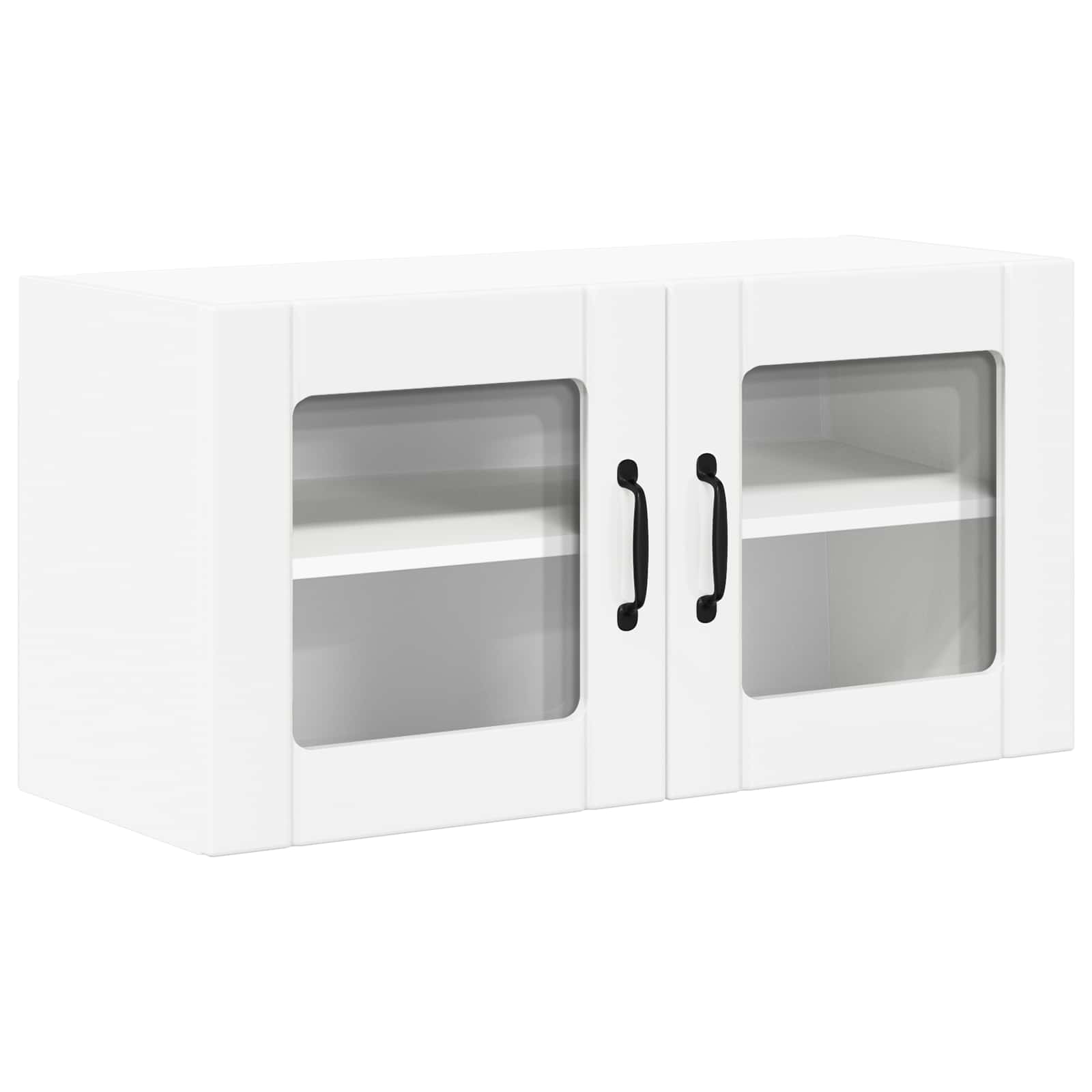 vidaXL Armario de vidrio para pared LUCCA 80 x 31 x 40 cm Multicolor