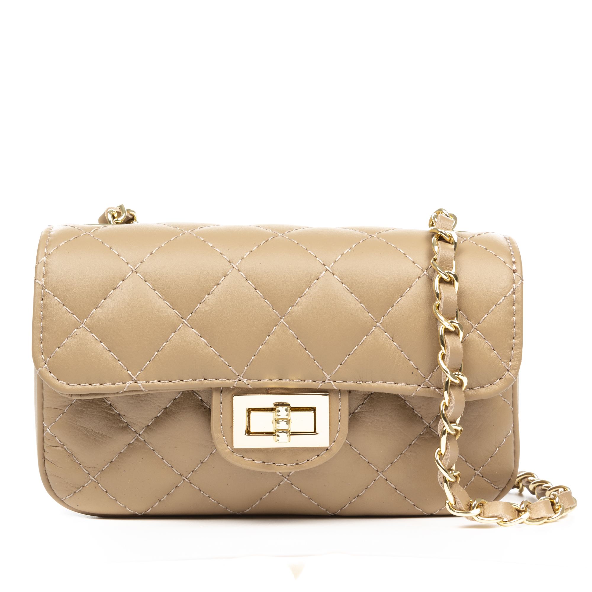 Firenze Artegiani. Amaro bolso bandolera Mujer. Piel auténtica Sauvage Acolchado. Made in Italy. Vera Pelle Italiana.