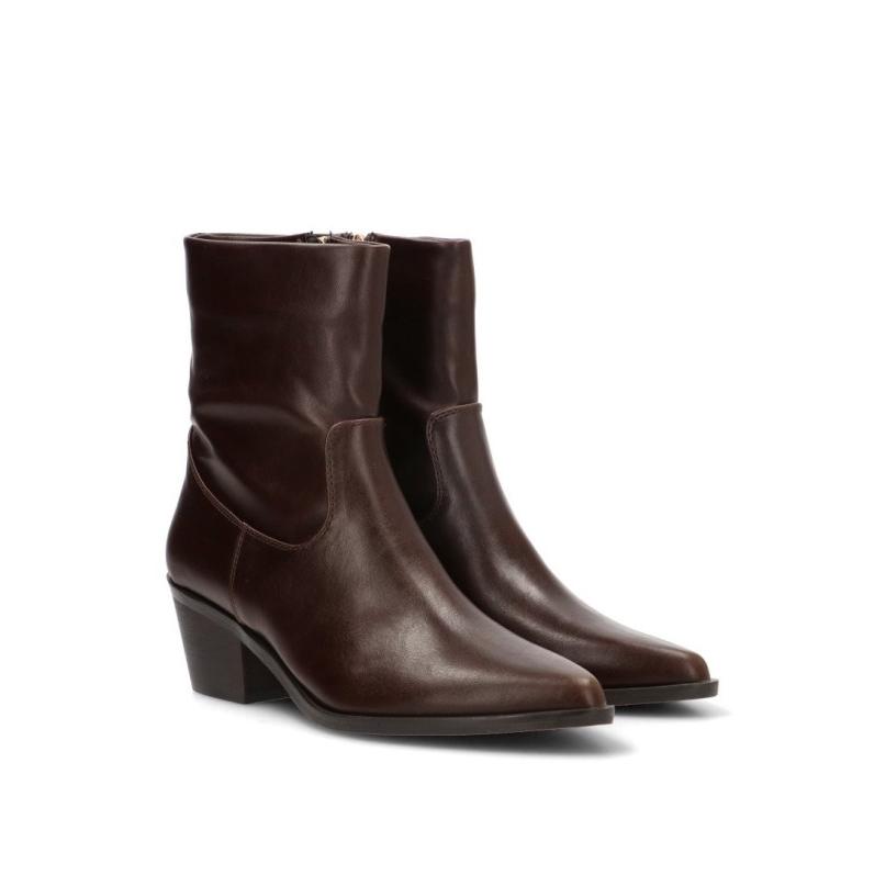 Botin Campero Yulia - Mujer - Tacón Medio - Modelo M6770 - Color Café