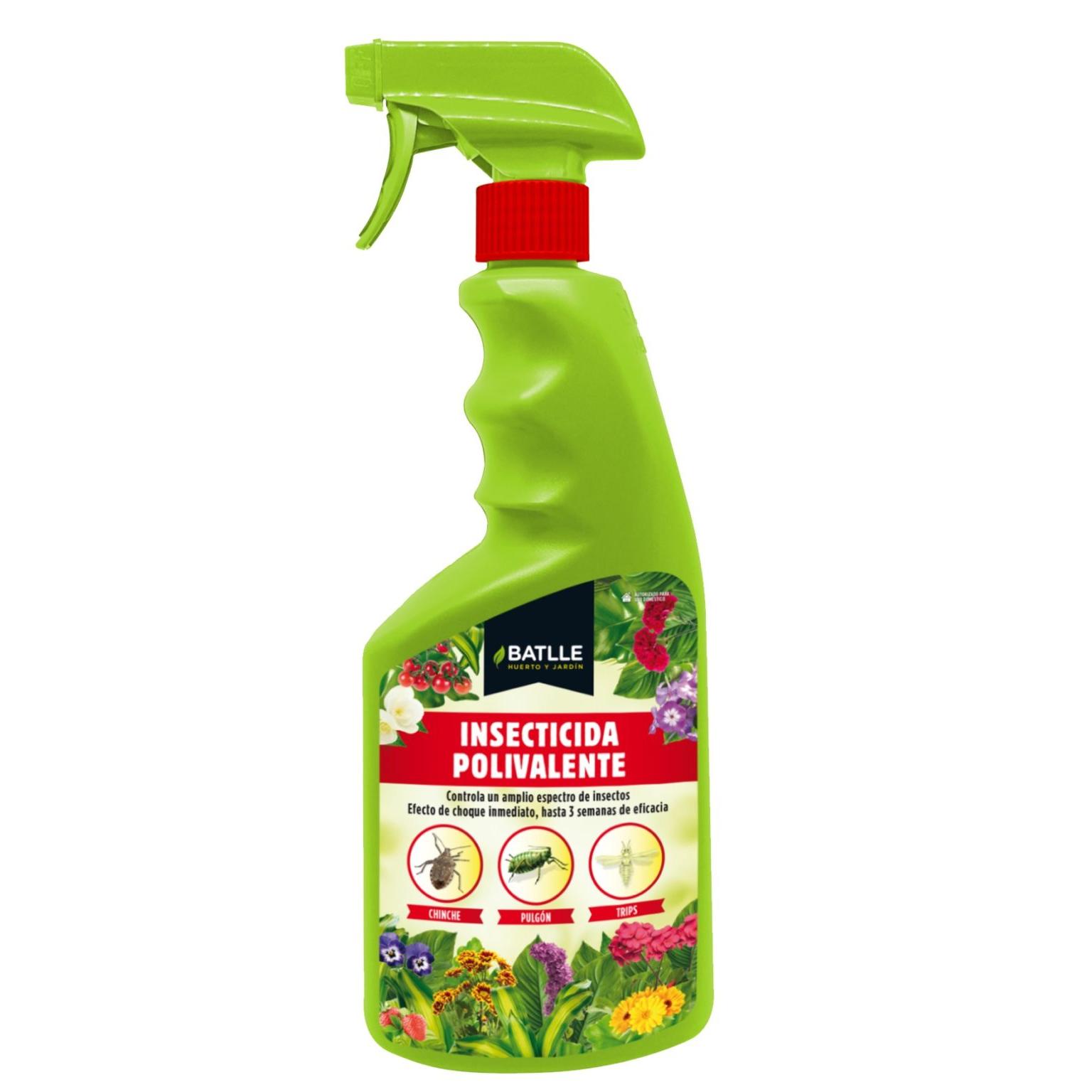 Batlle Insecticida Polivalente - Insecticida en Pulverizador Listo Uso - 750 ml