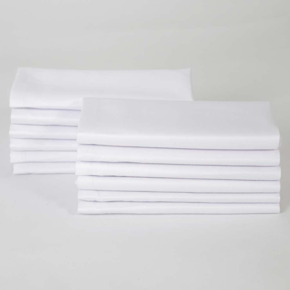 10XDIEZ Pack 12 servilletas satén  50x50cm - Absorbentes y decorativas, perfectas para uso diario y ocasiones especiales
