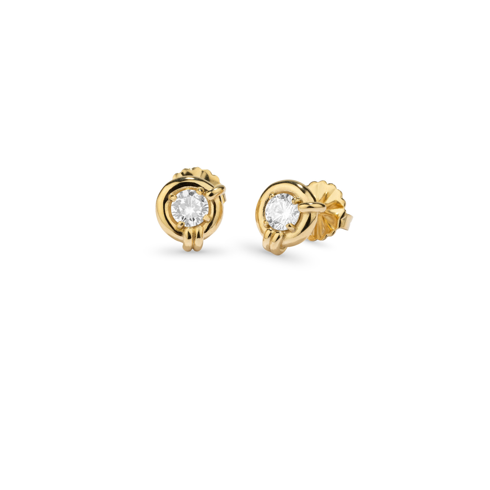 Radiant Pendientes Mujer Pendientes Mujer Frost Round Dorado De Acero Dorado Ry000434