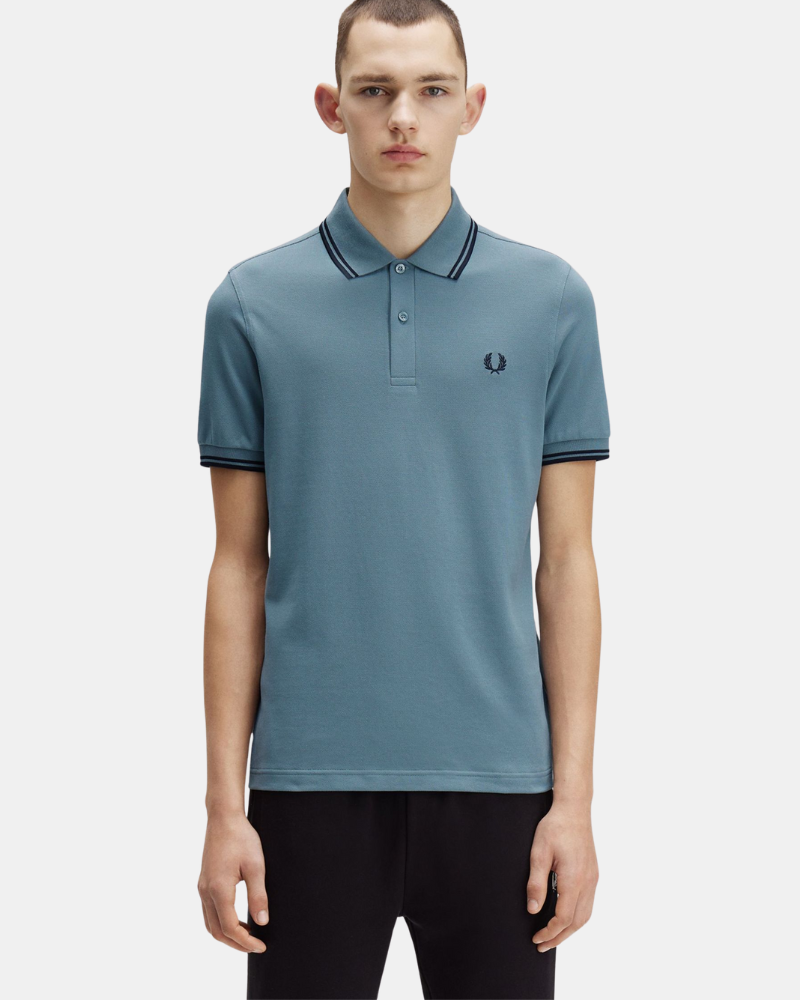 FRED PERRY M3600 Camisetas Manga corta Hombre Azul