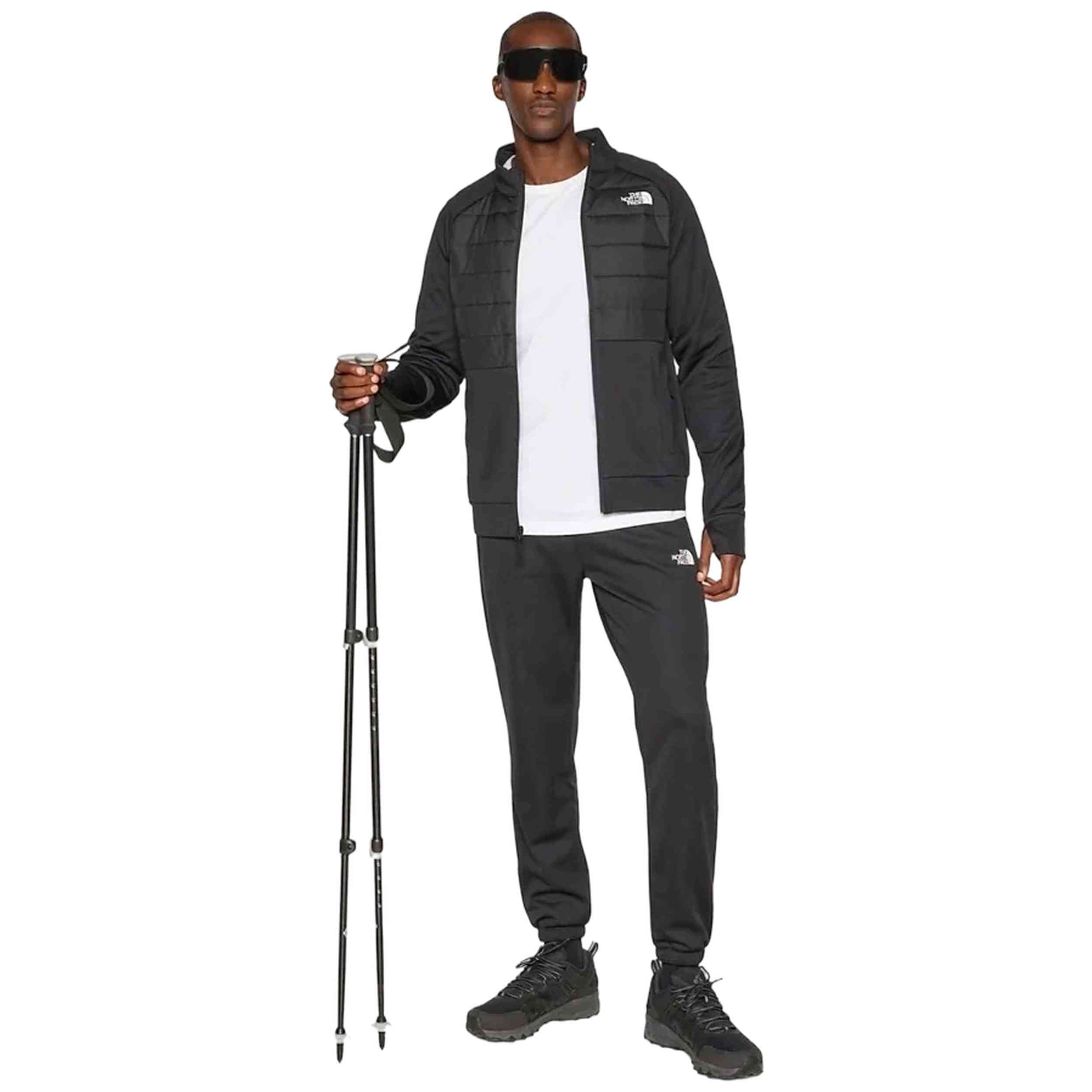 Textil The North Face modelo M Reaxion 2.0 Fleece Hybrid Full Zip Jkt en color Negro