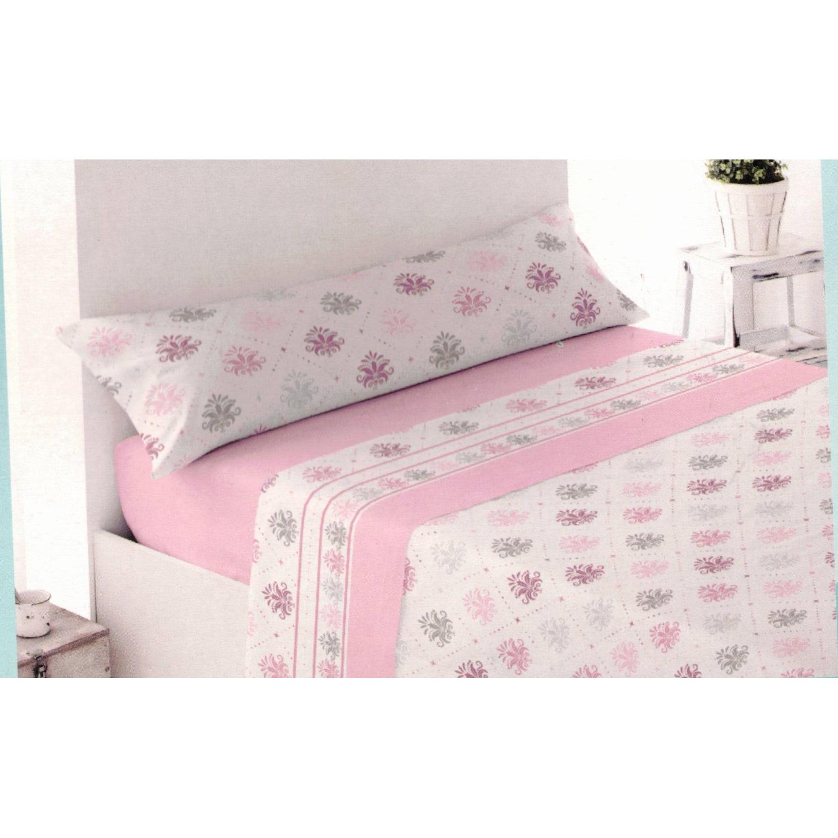 HIPERMANTA. Juego de sábanas térmicas CORALINA INVIERNO 180 grs/m2. Tacto agradable y suave. Juego de 3 PIEZAS. Para CAMA 090 cm.