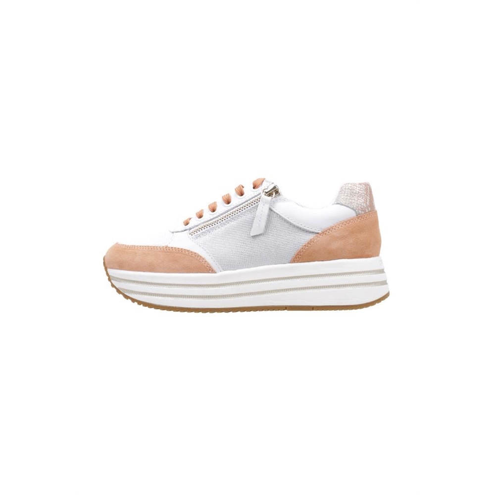Geox D KENCY A Deportivas Con Plataforma Mujer Blanco